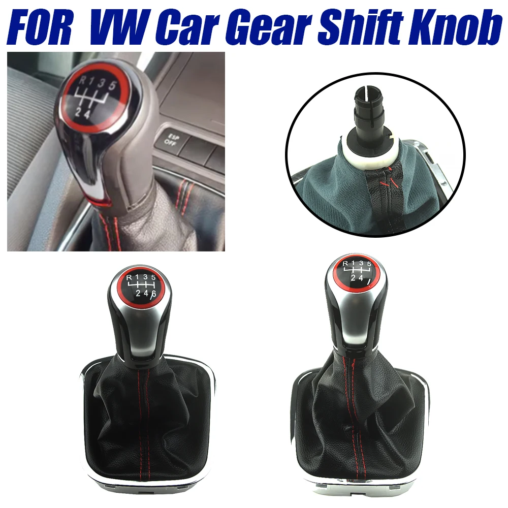 

Для Polo 6R 6C для хэтчбека для седана 2011-2019 5/6 скоростей MT ручка переключения передач с гетрой крышка багажника запасная часть