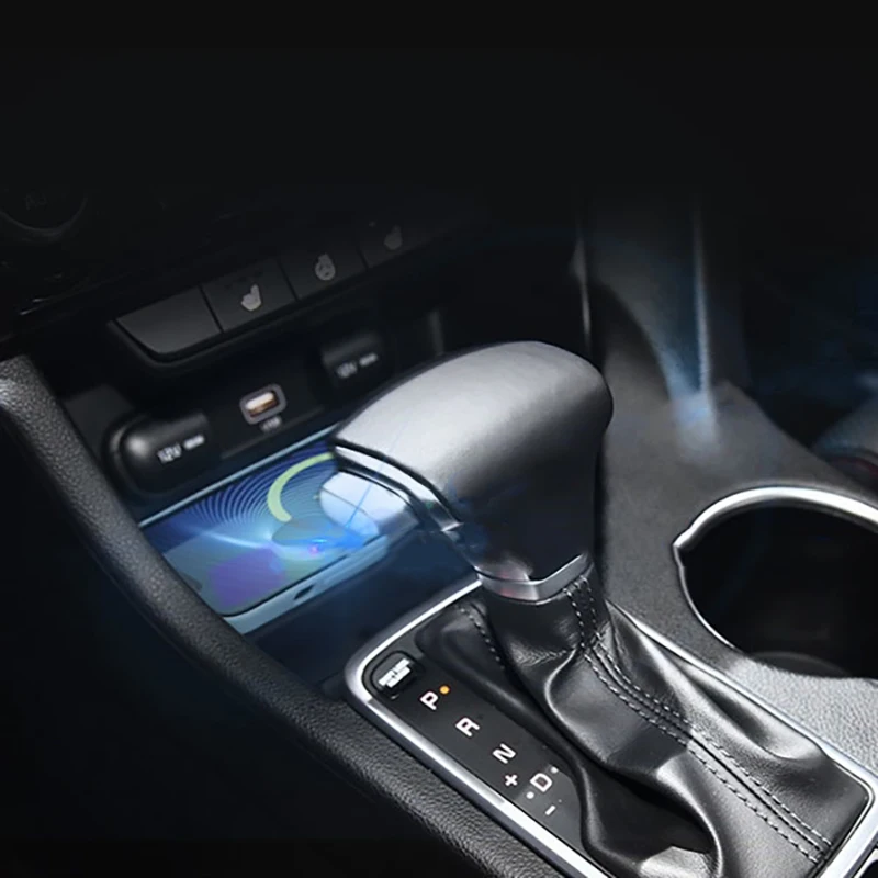 車のワイヤレス充電プレート,急速充電器,アクセサリー,kx5,sportage,2016, 2017, 2018, 2019, 2020, 15w