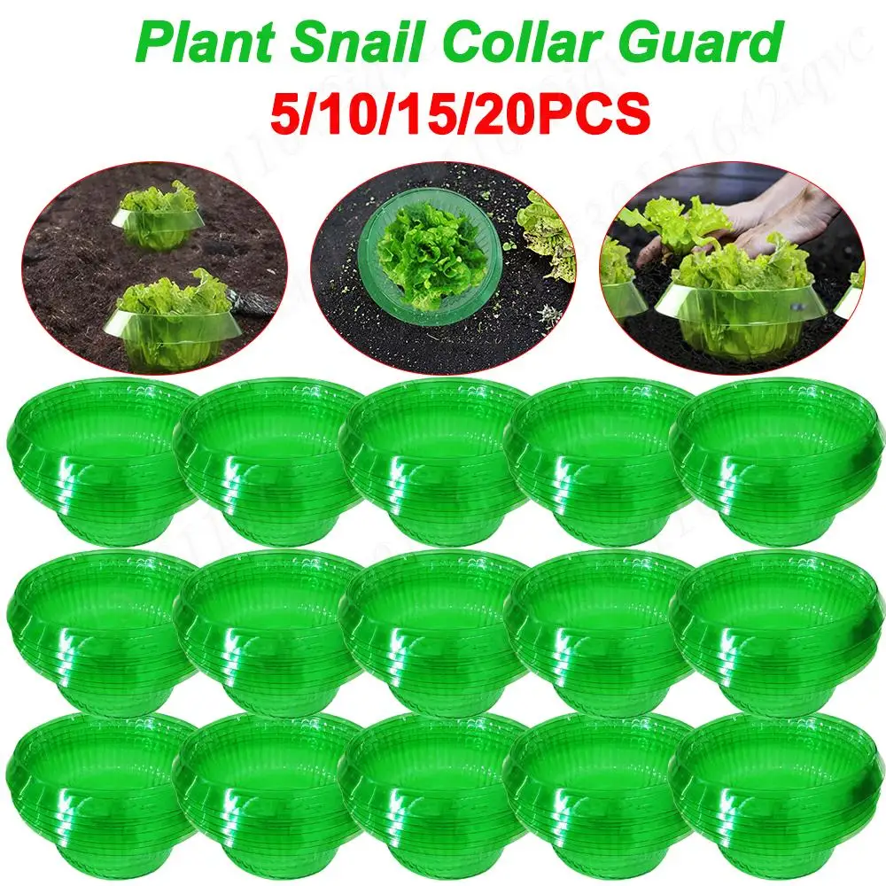 5/10/15/20pcs Snail Collars Slug Plant Protection Collars Vegetables Covers Reusable Agricultural Plant Snail Guard Save Water