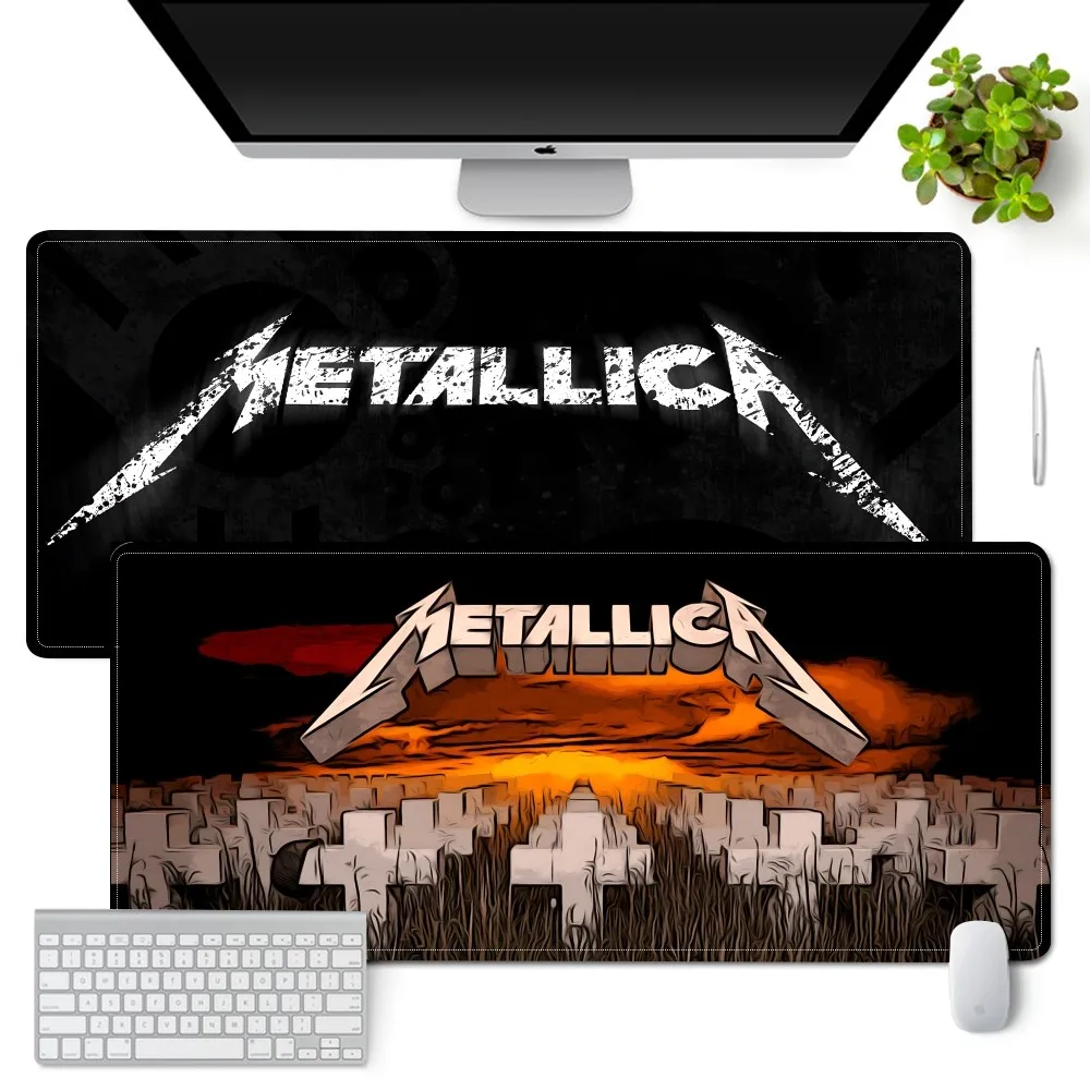 

M-Metallicaes Mousepad Mouse Pad Laptop Gaming Accessories Mousepad Large Desk Mat Computer Gamer Keyboard Rug Carpet