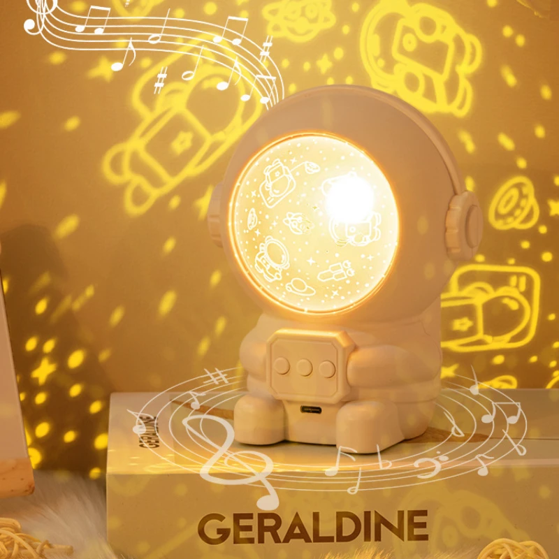 LED Night Light Starry Sky Astronaut Porjectors lampada per la decorazione camera da letto decorativa per la casa regali per bambini decorazione della stanza