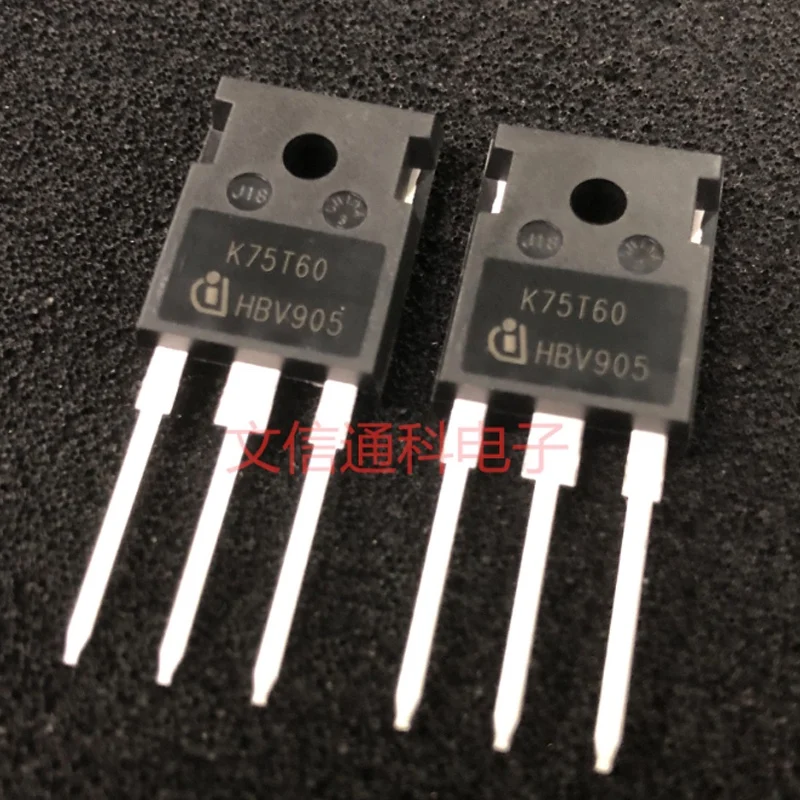 5Pcs/Lot Original IKW75N60T IGBT Trench Field Stop 600V 80A 428W Through Hole PG-TO247-3-1 Transistor Marking K75T60