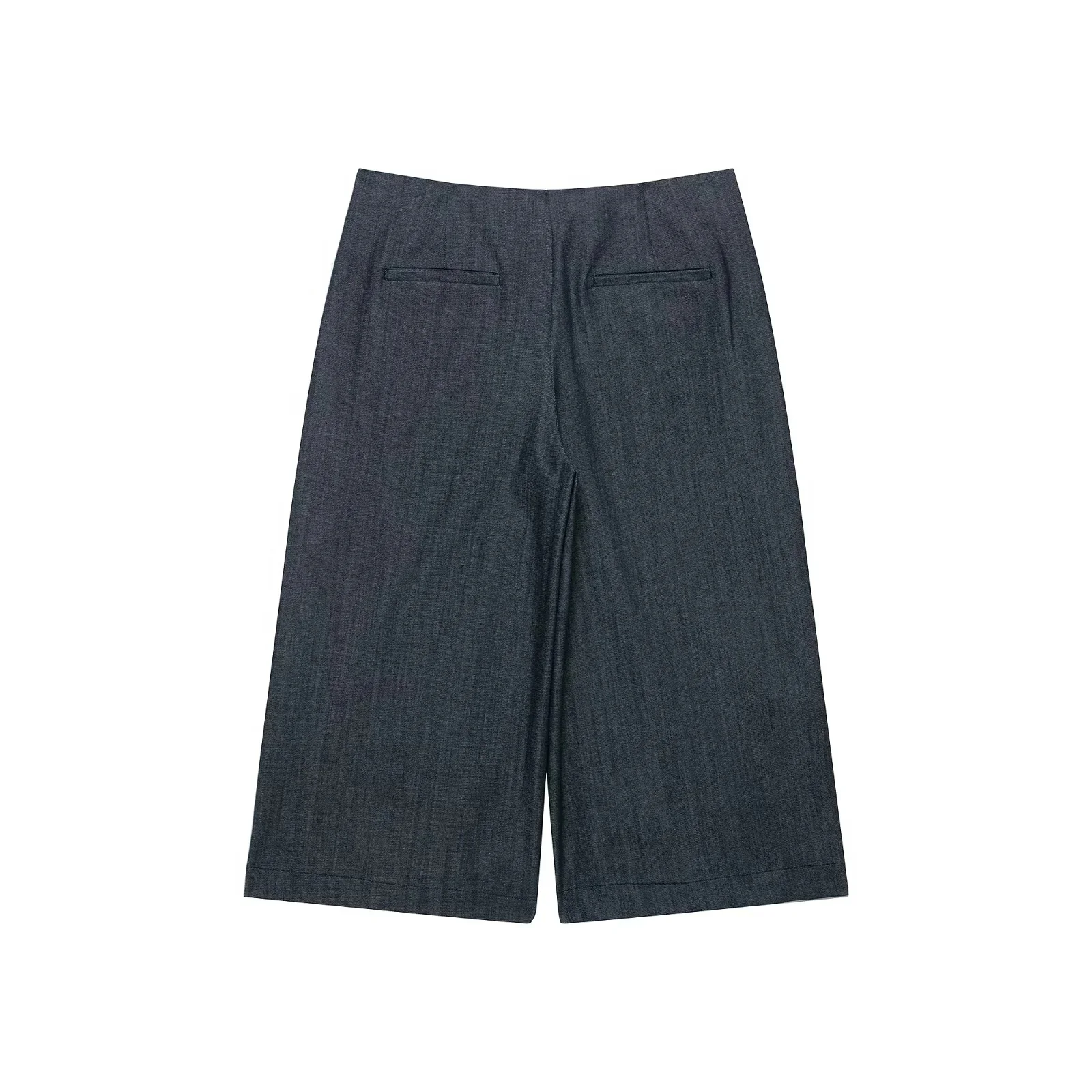 KONDALA Vintage Casual Grauer Damen-Shorts-Anzug mit Spitzen-Patchwork, Knopfverschluss, Langarm-Oberteil, kurze Hose, Mode 2026 Herbst-Winter-Anzug – Detail 14