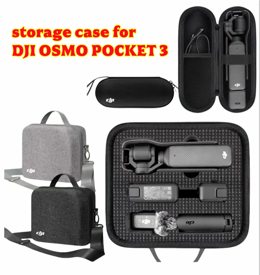 

For DJI Osmo Pocket 3 Storage Bag Carry Case Camera Body Shock absorption protection hell Portable Handbag Pocket 3 Accessories