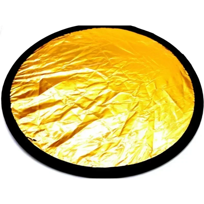 1PCS Photography Reflector 2 in1 30cm/12Inch Collapsible Light Round Portable Gold Siliver For Studio Multi Photo Disc Diffuers