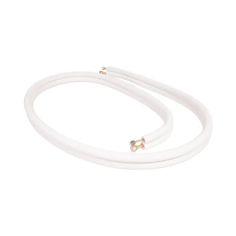 AA97 3Meter Air Conditioner Pair Coil Tube 1/4In 3/8In Insulated Aluminum Wire Set Air Conditioner Parts Refrigerant Tube