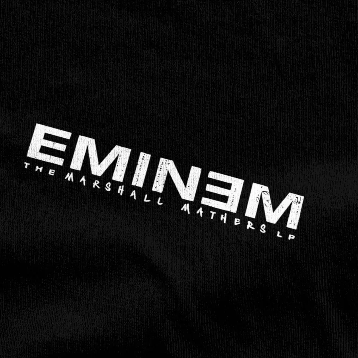 Eminem Logo Pure Cotton T Shirts Popular Rapper Trending Tshirt for Couple Summer Y2K Retro Casual Short Sleeve Clothes