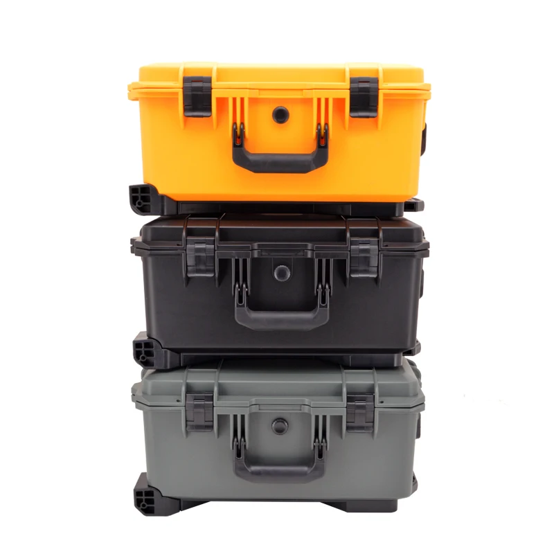 Large Protective Case With Wheels Photographic Equipment Safety Box Instrument Suitcase Camera Bag with Interval