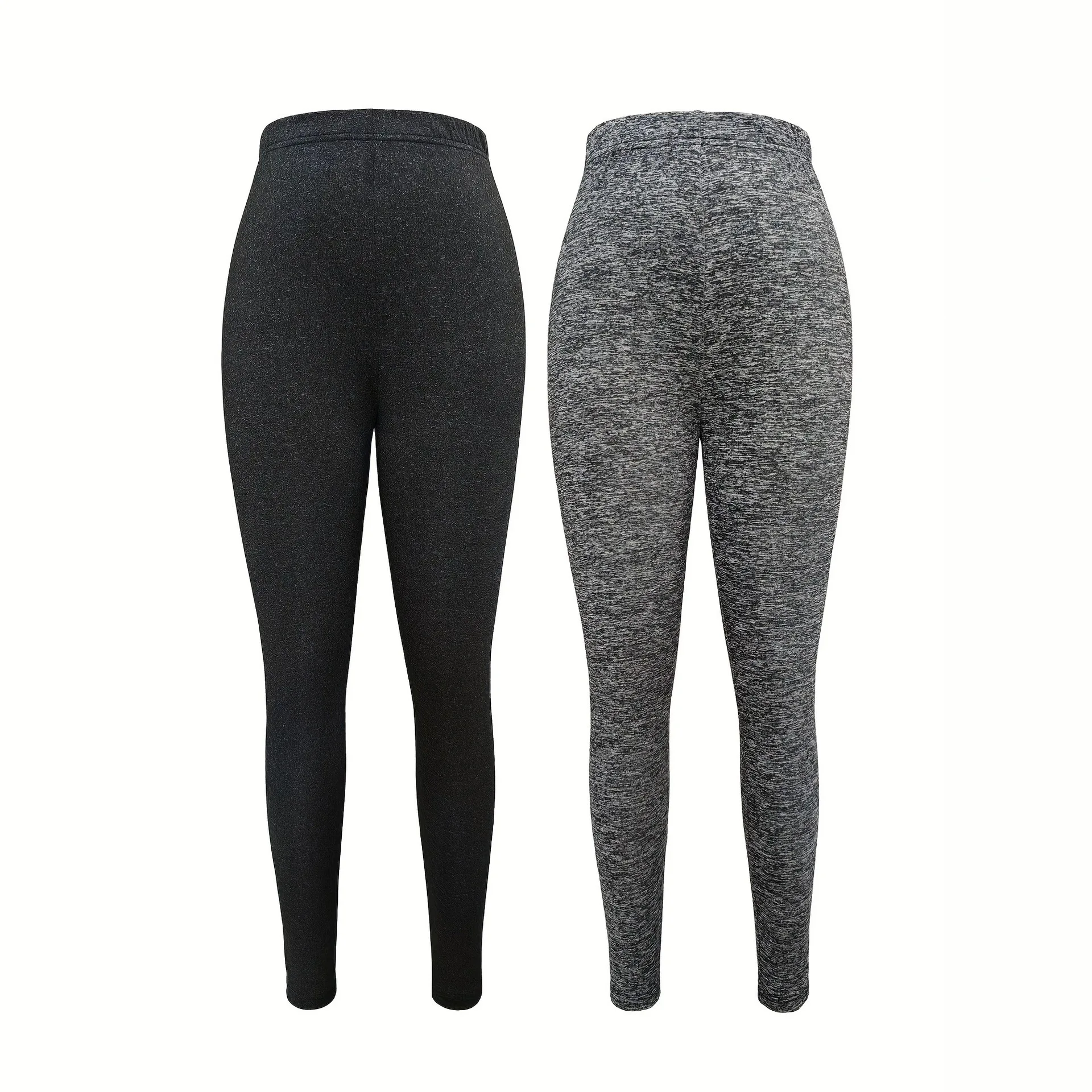 Multi-pack Of Fashionable And Random High-waisted Knit Leggings, Multifunctional And Easy To Match, Two-piece Set Elegant