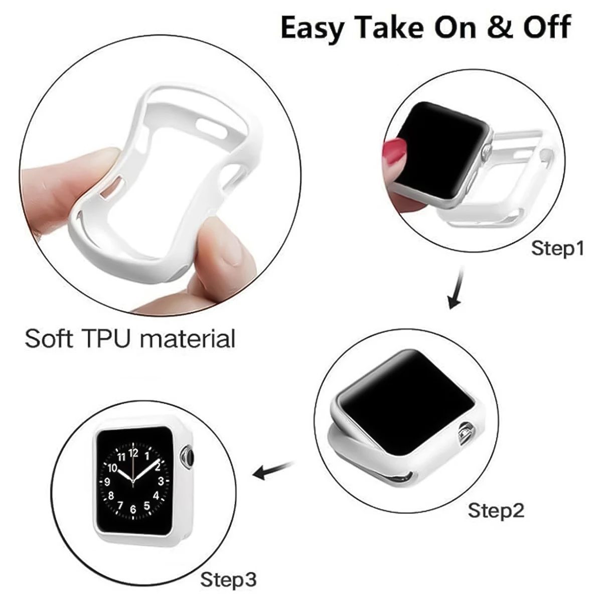 Etui na pasek Huawei Watch Fit3 Akcesoria Miękki silikonowy pokrowiec ochronny z TPU, pełna ochrona, ramka, bumper na Huawei Fit3