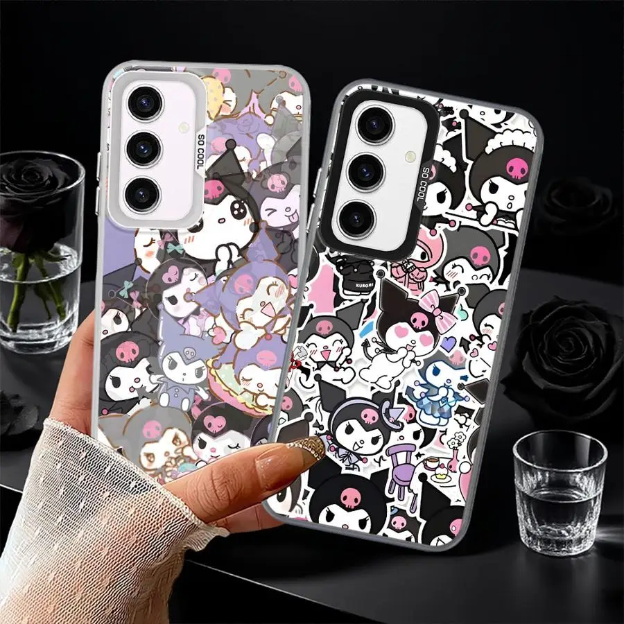 Kuromi anime volta capa de telefone para samsung galaxy a33 a34 a32 a25 a53 a24 a22 a52 a73 a36 a26 a23