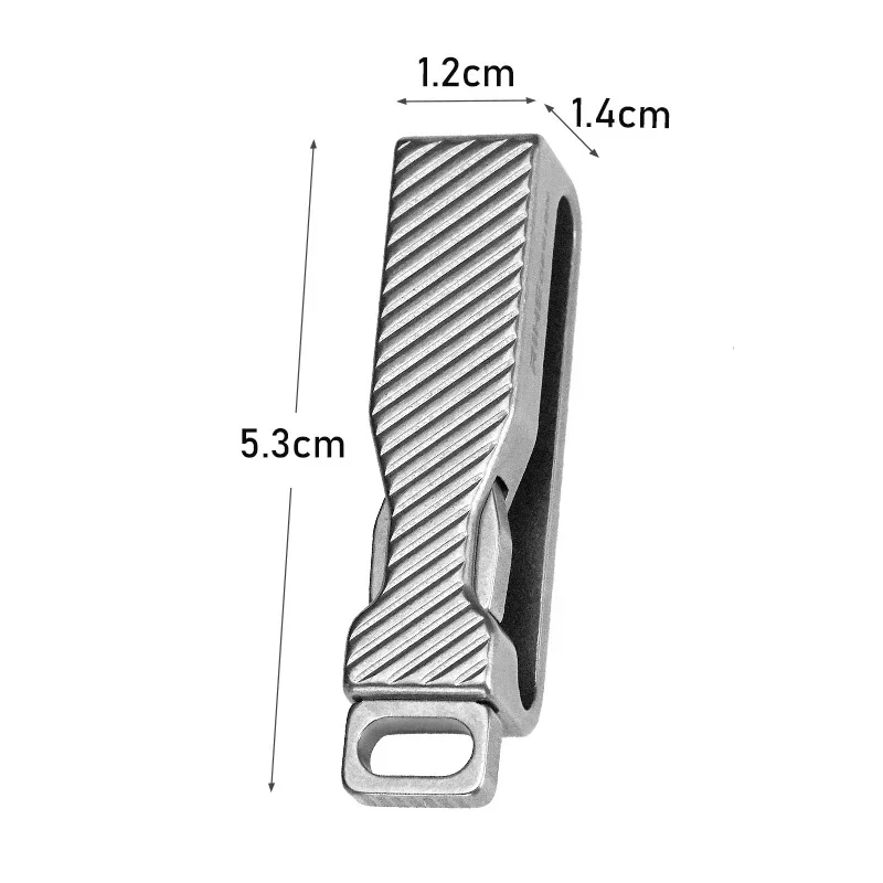 Outdoor EDC Multifunctional Titanium Alloy Belt Buckle Portable Portable Waist Belt Keychain Small Tool