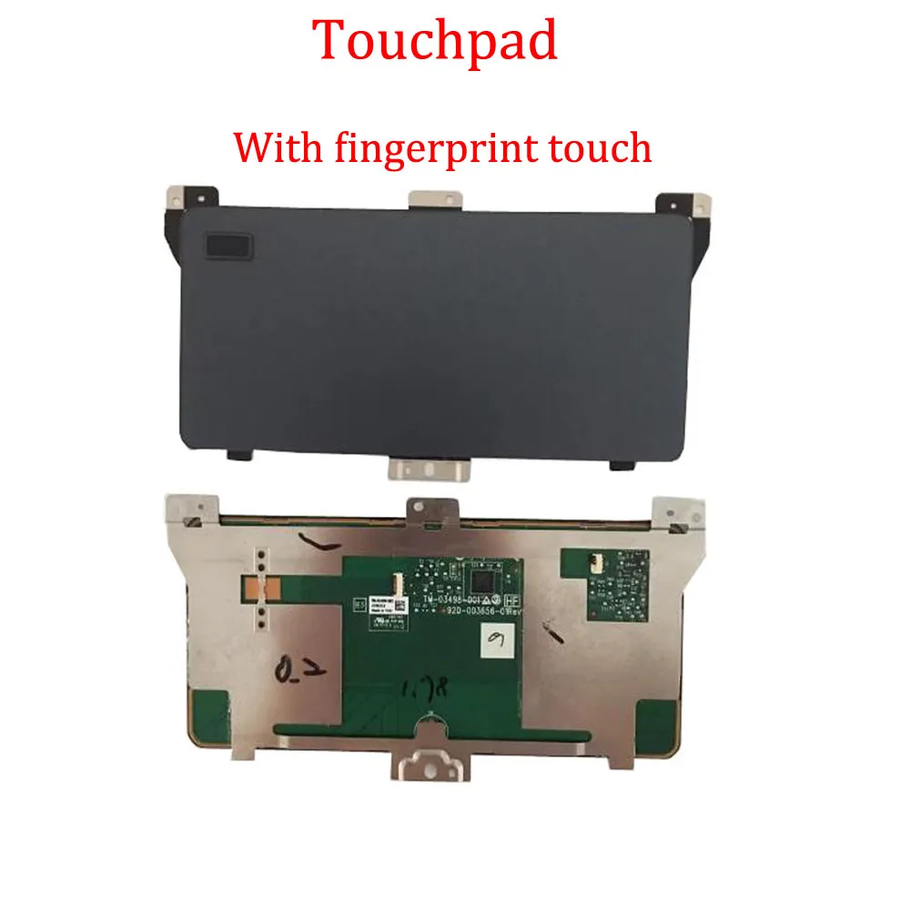 Black Laptop Touchpad With fingerprint touch For MSI PS63 / Modern 15 / GS75 / Prestige 14 / Prestige 15 P14 P15 New