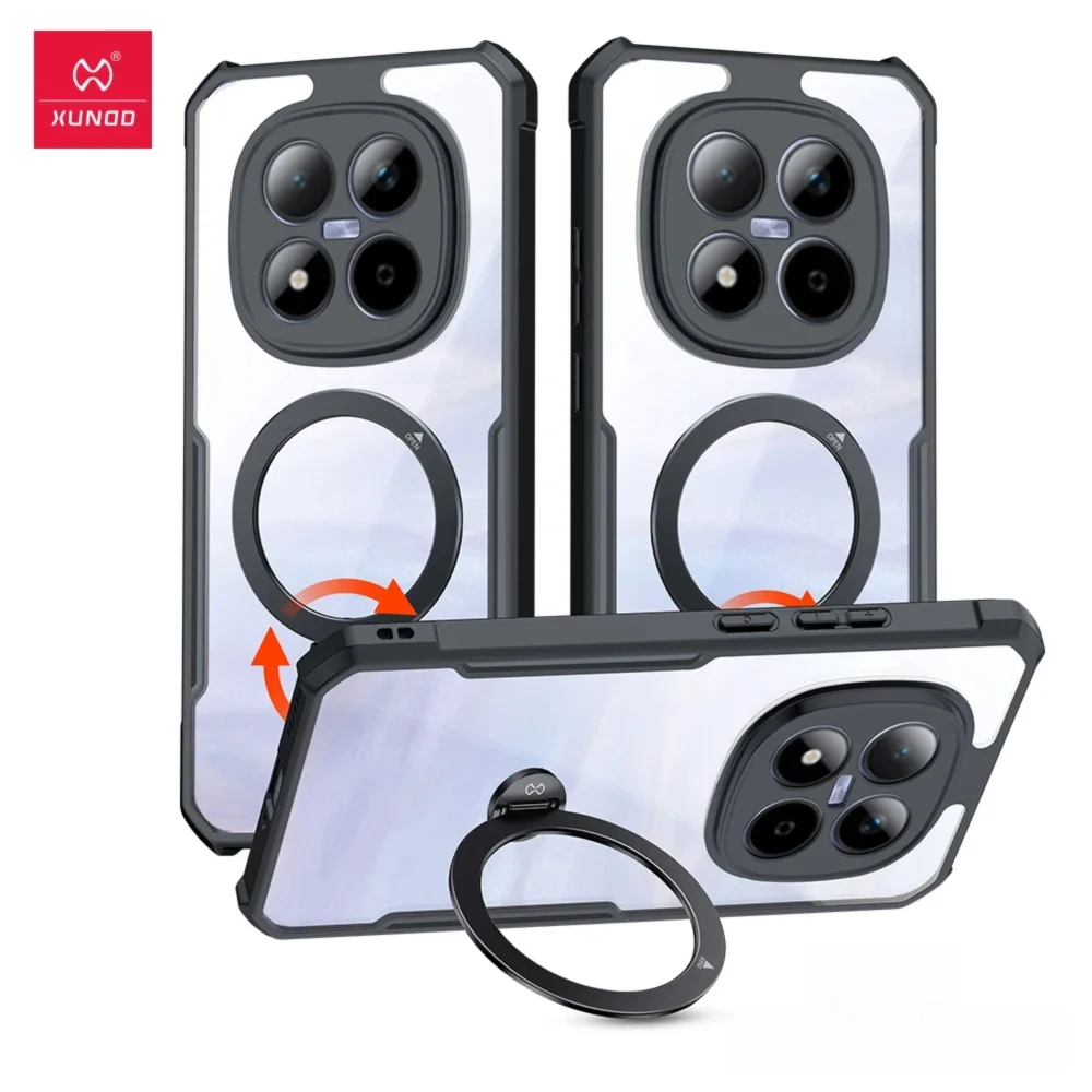 

Чехол Xundd для Redmi Note 15 Pro Note 15 Pro Plus 5G с магнитной подставкой для камеры, защитная подушка безопасности, противоударный чехол для телефона