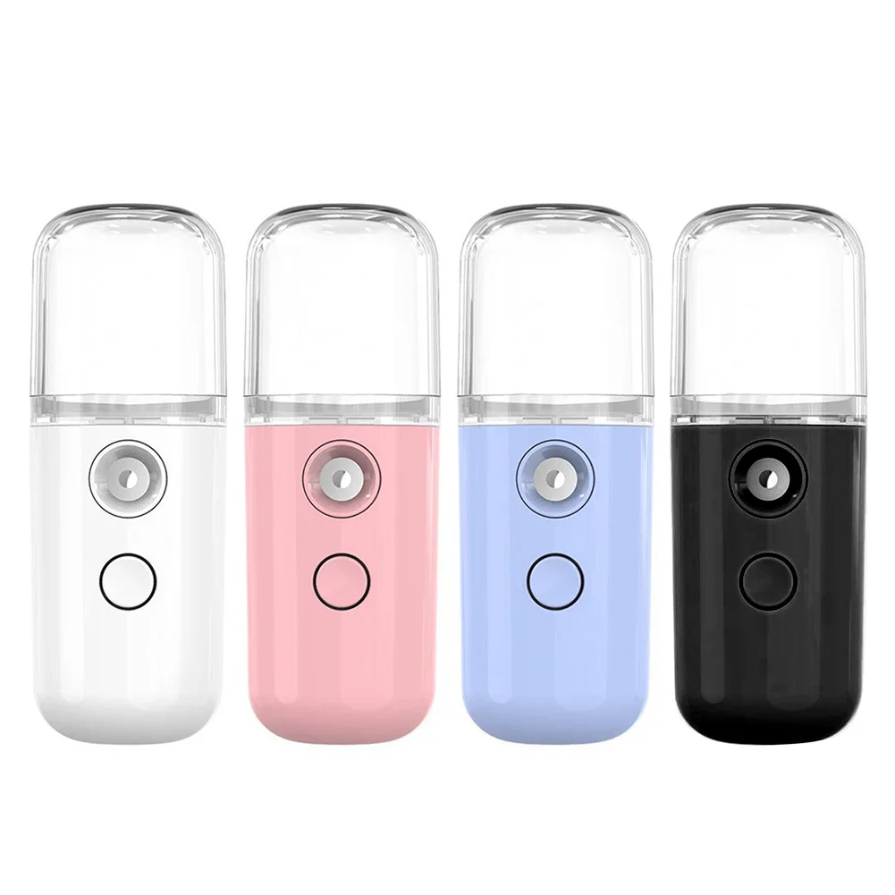 Small Air Humidifiers Personal Facial Sprayer Humidifier Atomizer 30ml Bedroom Mist Cooler Chargeable Rain Cloud Humidifier Home