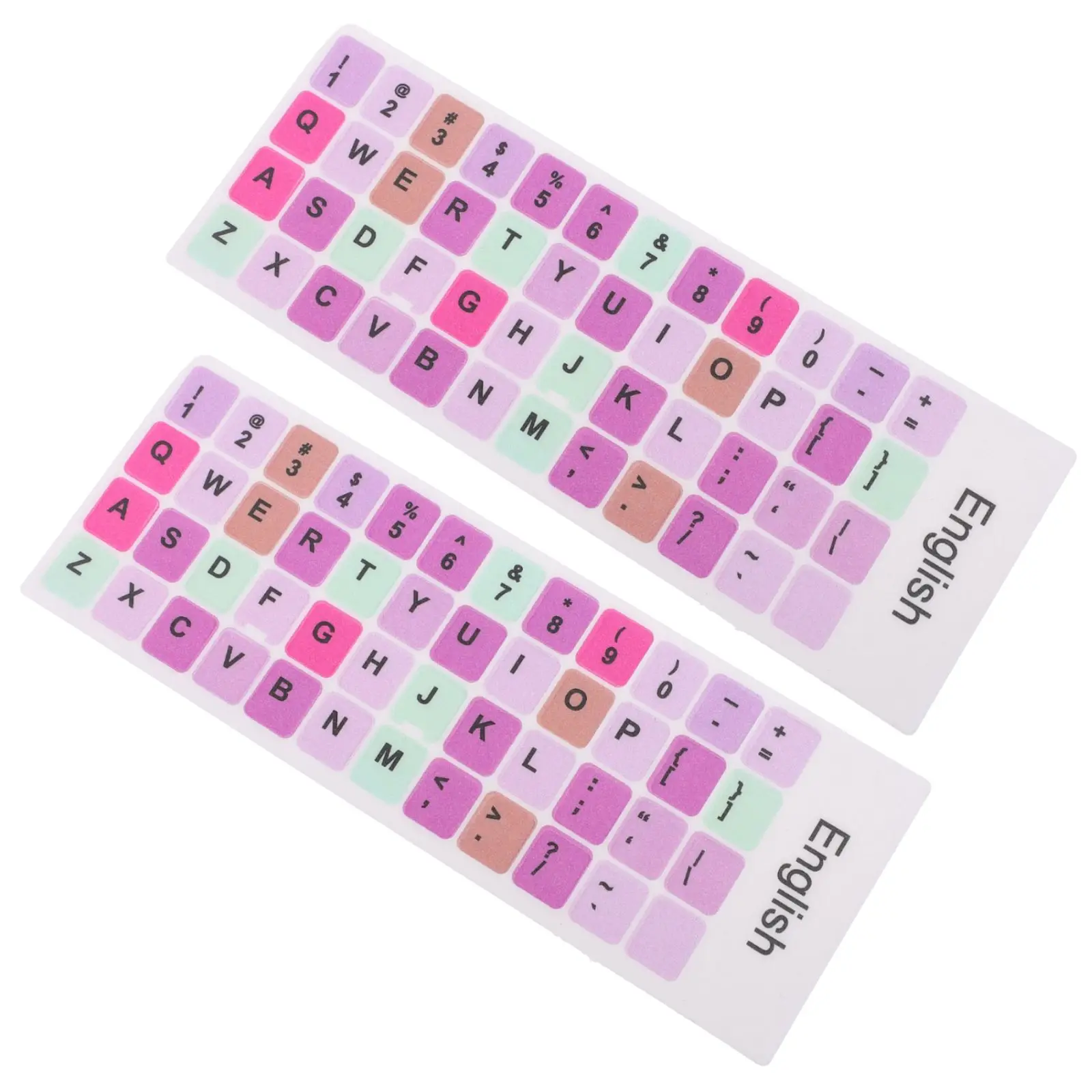 

Keyboard Stickers Replacement Laptop Decals Black Keycaps Universal Abs Easy Attach No Glue Remain English Letters Keyboard