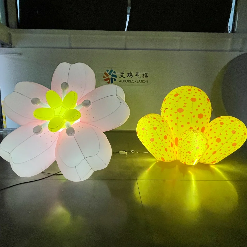 Sakura Inflable LED Personalizada para Decoración Temática de Alicia en el País de las Maravillas/Decoraciones Artísticas Flor de Cerezo Oriental Decoración Inflable