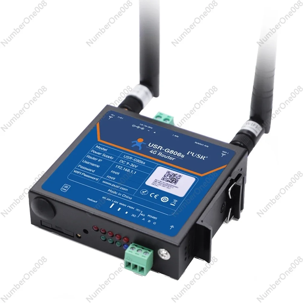 

Промышленный маршрутизатор 4G LTE USR-G806S Интернета устройств Последовательный порт RS485 Преобразователь локальной сети в 4G WiFi Поддержка Modbus RTU в TCP
