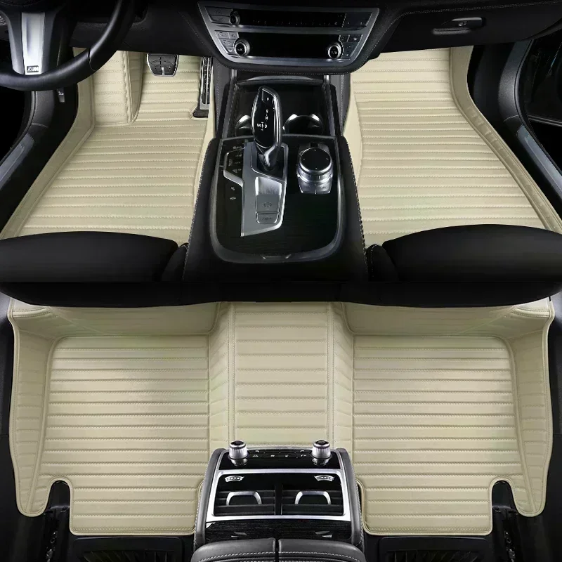 

5D Striped Customized Car Floor Mats for Land Rover Range Rover Velar 2017-2022 Range Rover Sport Interior Accessories Carpets