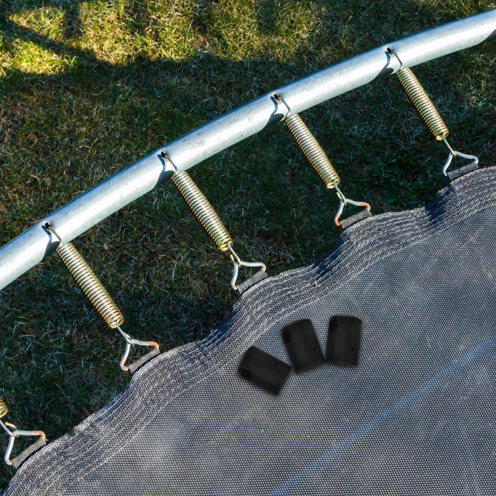 

5pcs Trampoline Accessories Plastic Trampoline Rod Caps Parts Post Caps Black Pole Protector Replacement Rod Covers