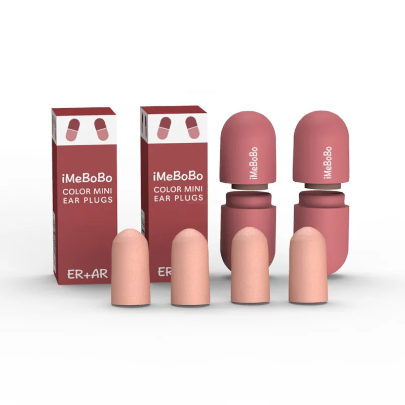 Mini Ear Plugs Soundproof Earplugs For Sleep Special Mute Soft Slow Rebound Anti-Noise Protection Ear Plug For Study Work