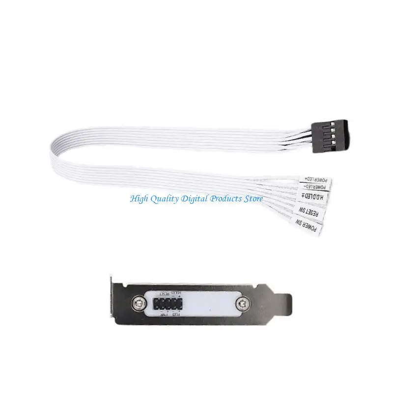 u2je簡単なインストールPCケースのフルハーフハイト用の外部電源スイッチングケーブル