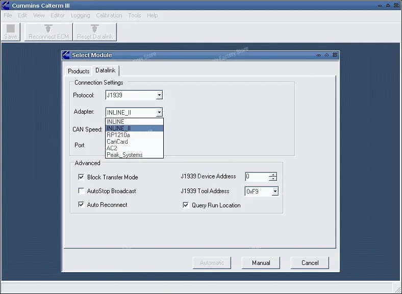 Best Cummins ECU Calterm 3.6.2 + Insite 8.9.130 + Inpower Pro V14.5 CAN Bus Heavy-duty Out для стабильности