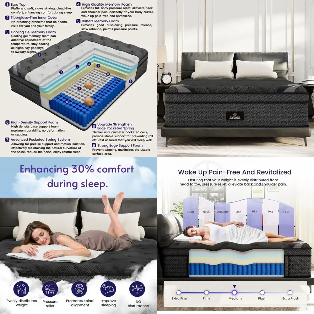 King Size Mattr, 12…