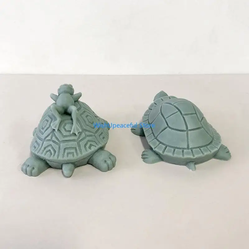34YA for Turtle Mold DIY Craft Making Tortoise Soft Silicone Mold for Baking Decoration Party Supplies Art Craft Making