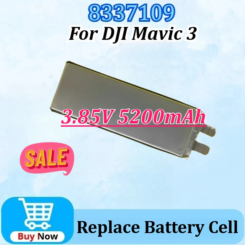 

Upgraded 8337109 3.85V 5200mAh for JJRC for DJI Mavic 3 SG906MAX2 SG906MAX3 for X11P HS550 8333106 UAV Replace Battery Cell