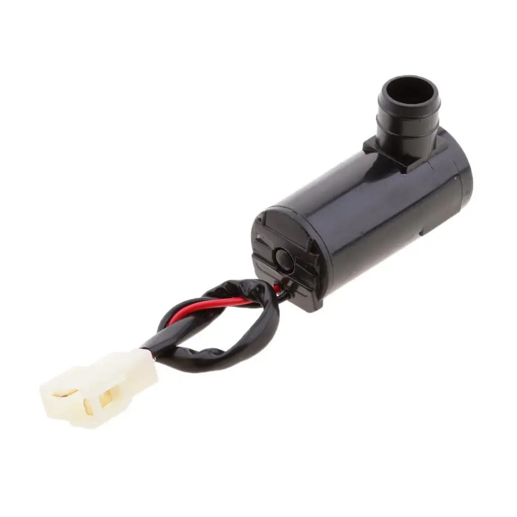 Universal Windshield Washer Kit Plastic Washer Injectors Fluid Motor 12V for Clean Windshield Driving