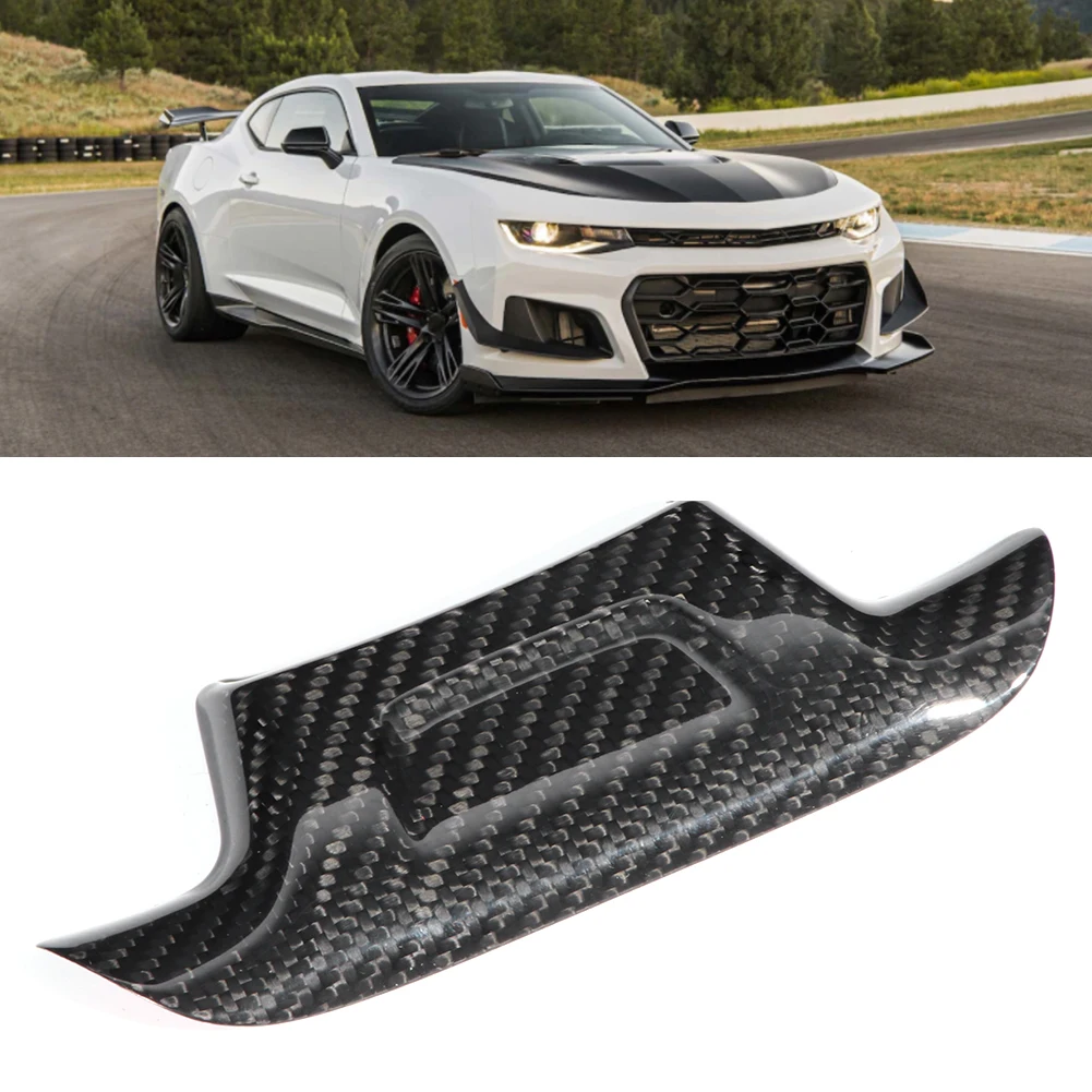 Carbon Fiber Steering Wheel Cover Fit for Chevrolet Camaro ZL1 2017-2019