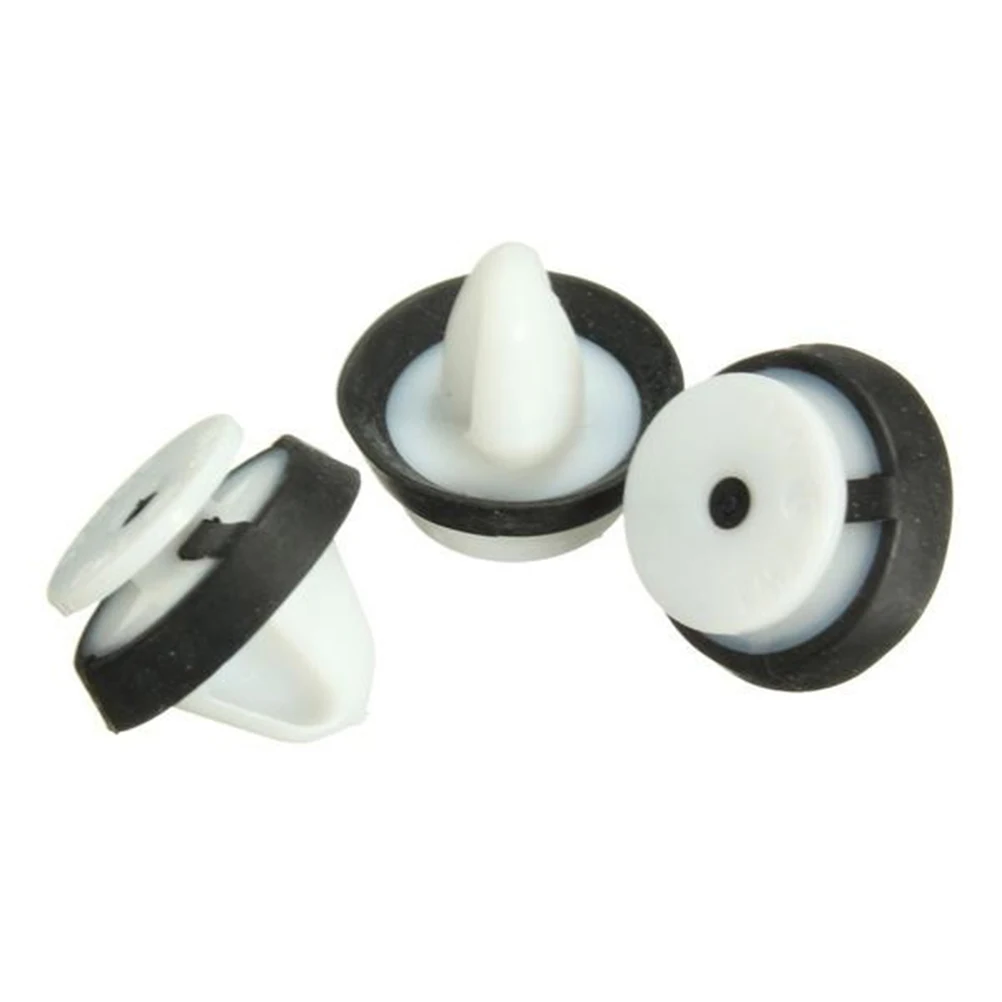 

10pcs Door Panel Clips Car Fasteners White Plastic Universal Size 2 00X1 80X1 80cm Trim Retainers Durable Long Life