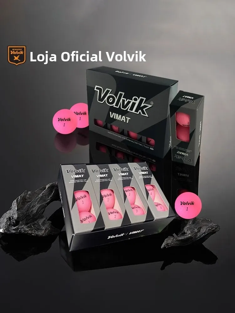 pelotas-de-practica-de-golf-volvik-vimat-soft-colores-brillantes-acabado-mate-dos-capas-aptas-para-principiantes-pelotas