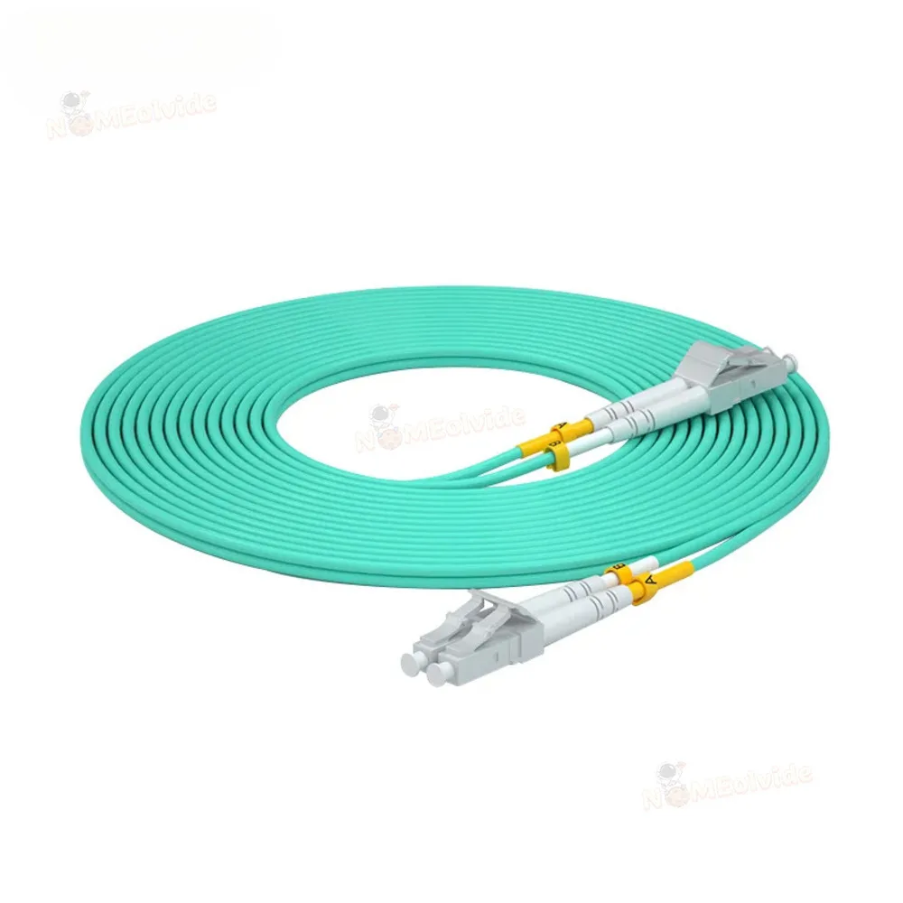 LC-LC Fiber Patch Cord 10G OM3 UPC Multimode Duplex Optic Patch Cord Max Transmission Distance 300M 2.0 or 3.0mm