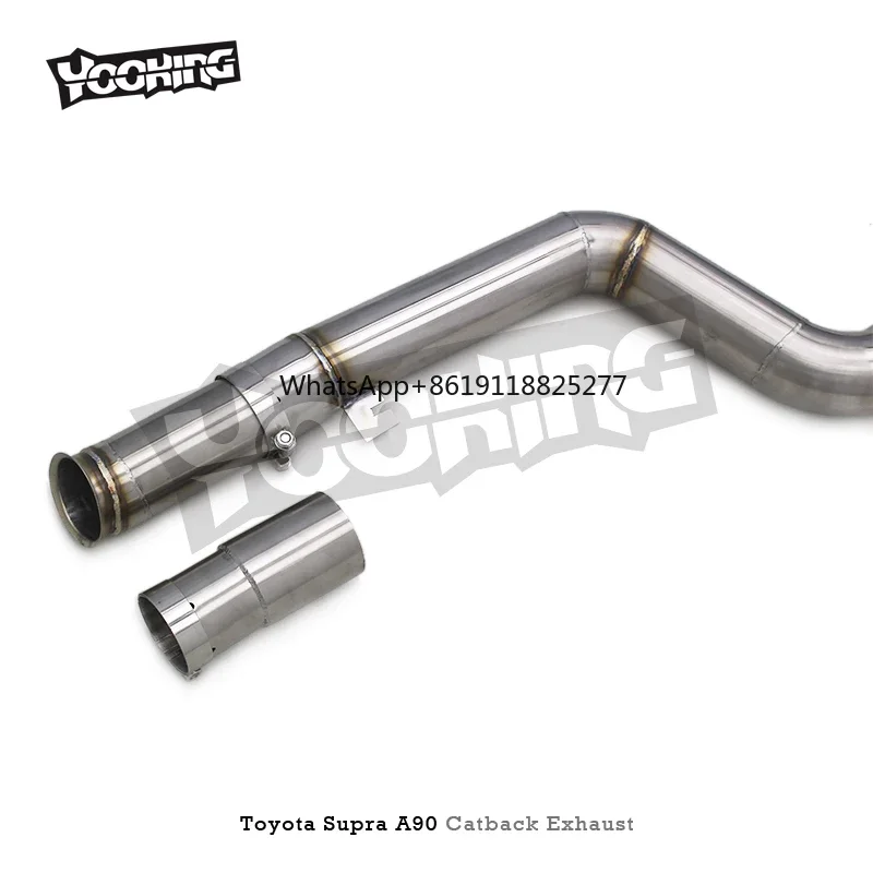 Catback Exhaust For Toyota Supra A90 3.0T 2020-2023 Tuning  Escape Stainless Steel  Pipe Muffler Valvetronic Exhaust System