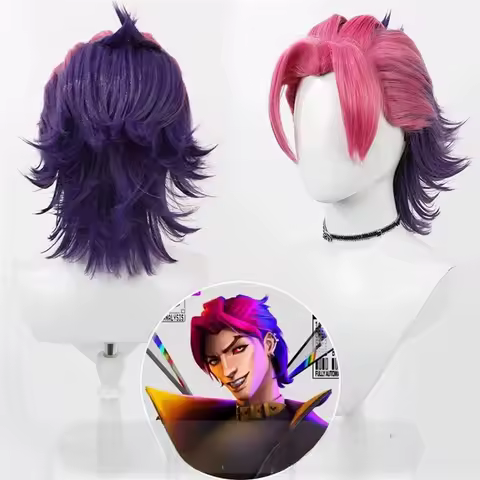 Shieda Kayn Anime Cosplay Short Wig Hair Halloween Party Wigs