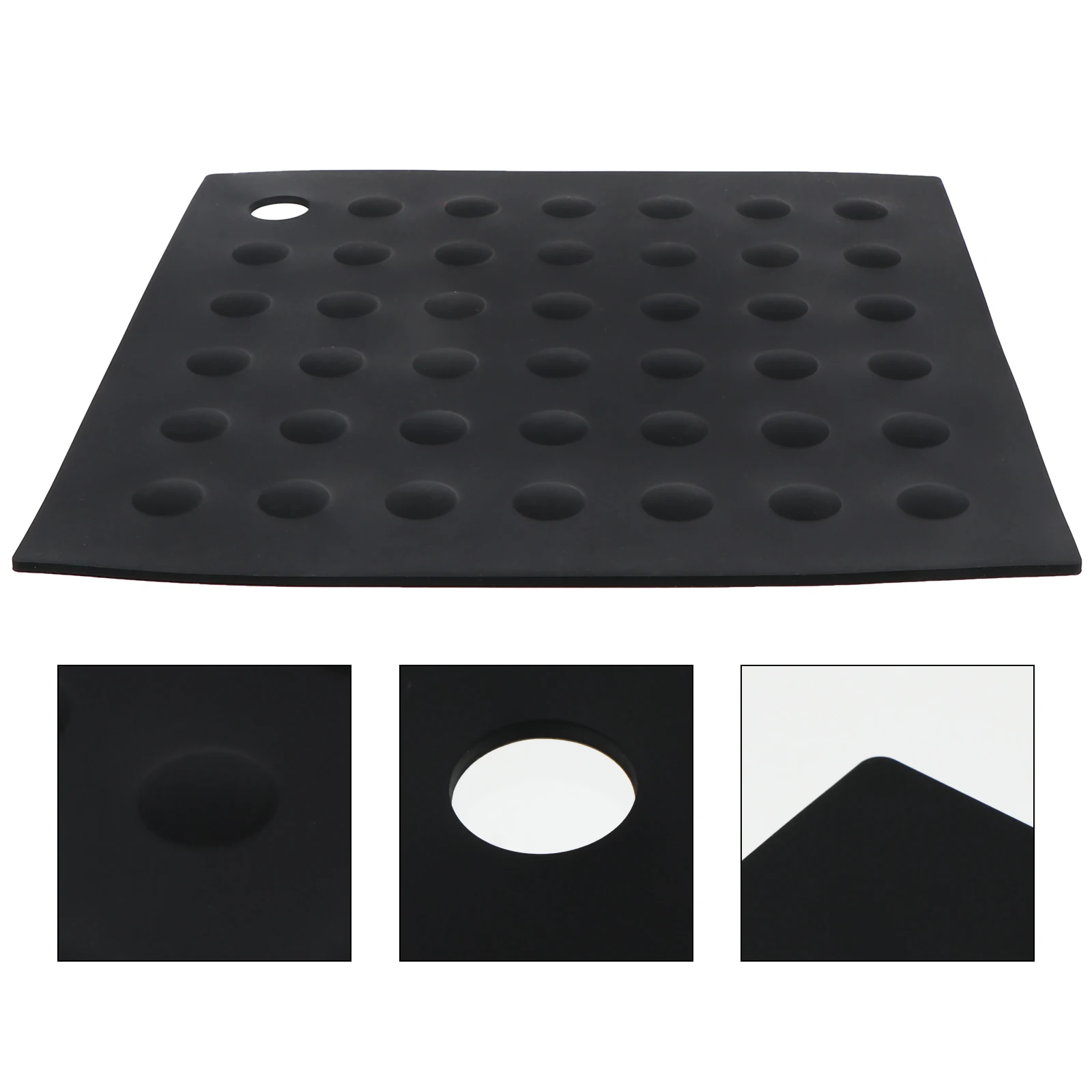 

Thick Silicone Heat Resistant Pot Holder Trivet Mat Multi-Purpose Non-Skid Oven Hot Pad Trivet Mat Silicone Placemat