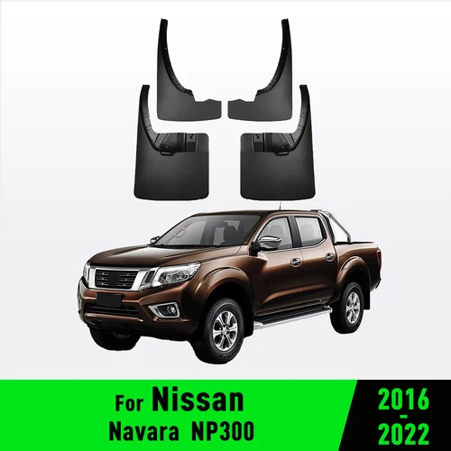 Guardabarros guardabarros protector contra salpicaduras guardabarros accesorios de coche para Nissan Navara NP300 2016-2022 17 18 19 2020 2021