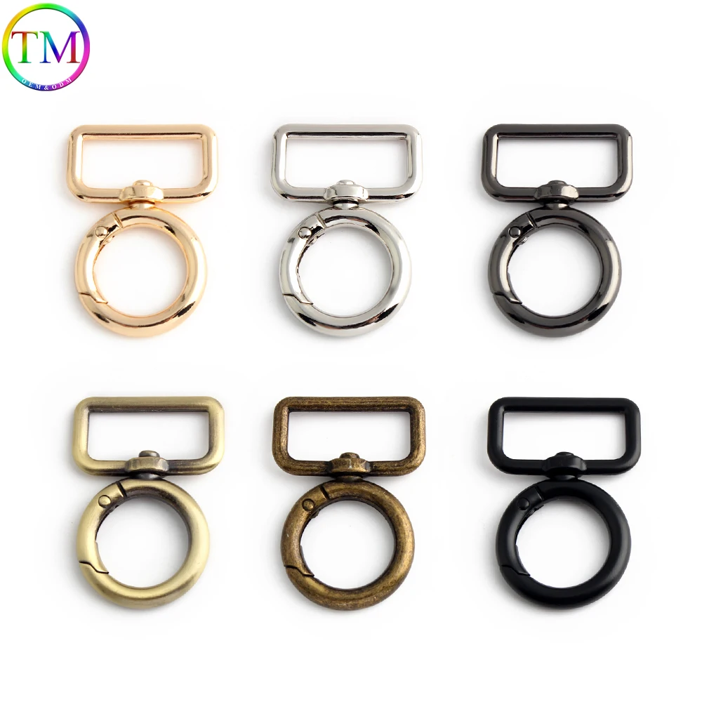

10/30/50 шт., металлическое пружинное уплотнительное кольцо, пряжка для сумки, плечевой ремень, соединительная застежка, открывающийся брелок, карабин, аксессуары для фурнитуры «сделай сам»