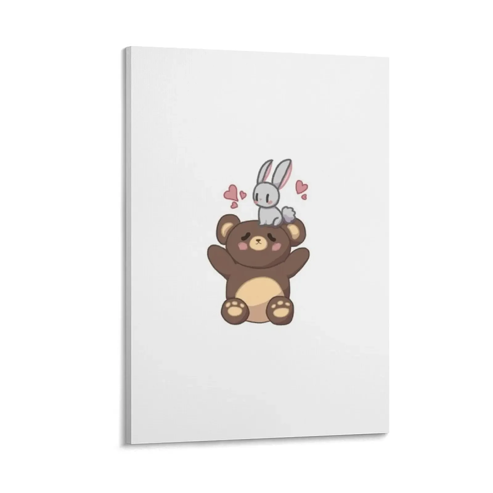

Bear & Bunny Canvas Painting Decoration Decorative painting for bedroom Decorative paintings japanese room decor
