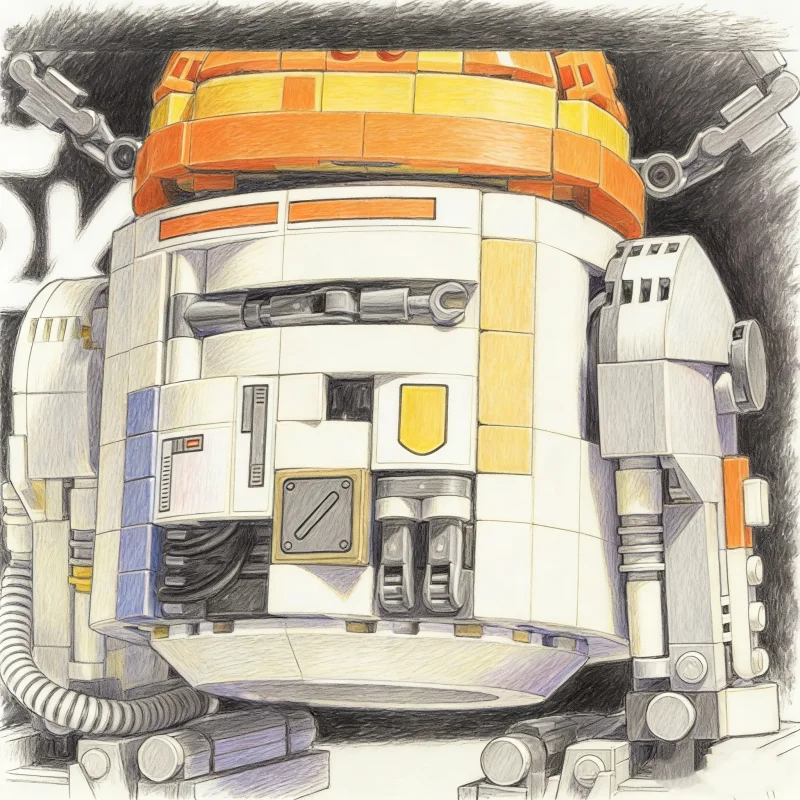 75416 Robot Model Building Blocks  Assembly Christmas Birthday Gifts 1039Pcs Brick Children's Educational Toys