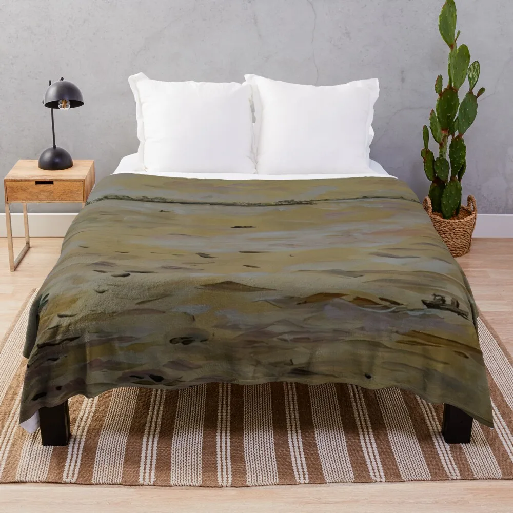 THE AMAZON RIVER IQUITOS PERU 1971 de Ivan Albright manta sofás ropa de cama mantas personalizadas para bebés