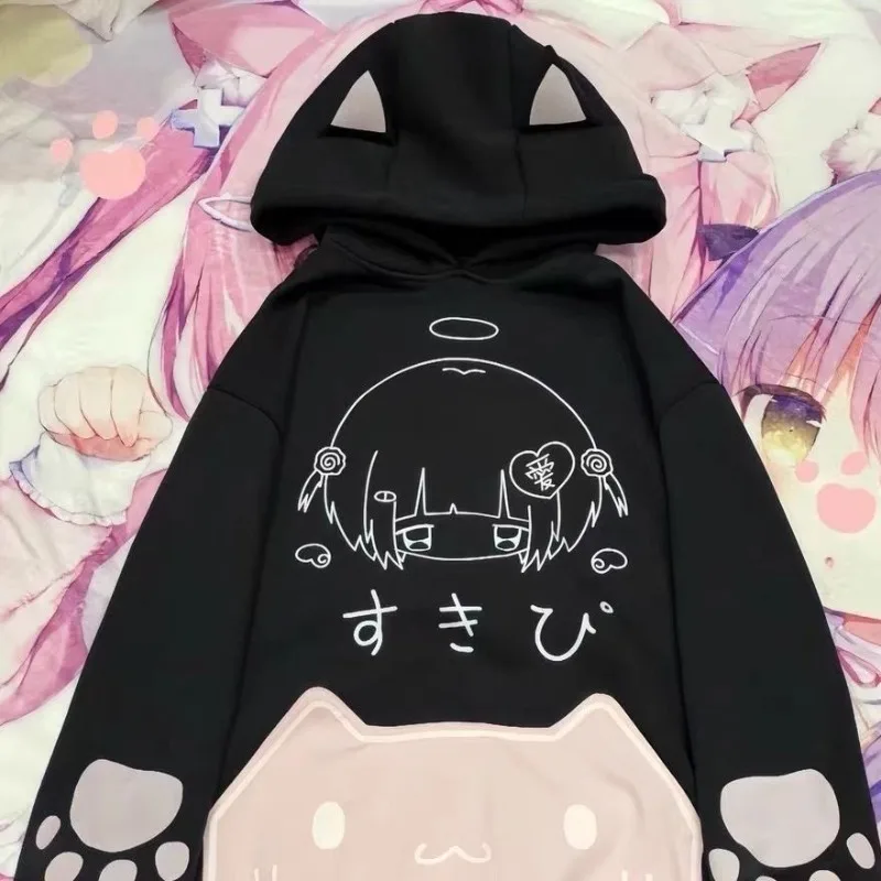 

Autumn and Winter High Quality Styles Women Hoodie Comfortable Casual Anime Loveliness New Fashion Hot Selling Sweatshirt