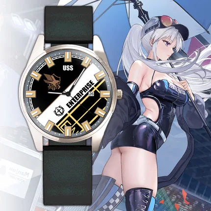 Anime Azur Lane USS St. Louis USS Enterprise IJN Atago Takao Mechanical Watches Cosplay Student Touch Screen Waterproof Watch