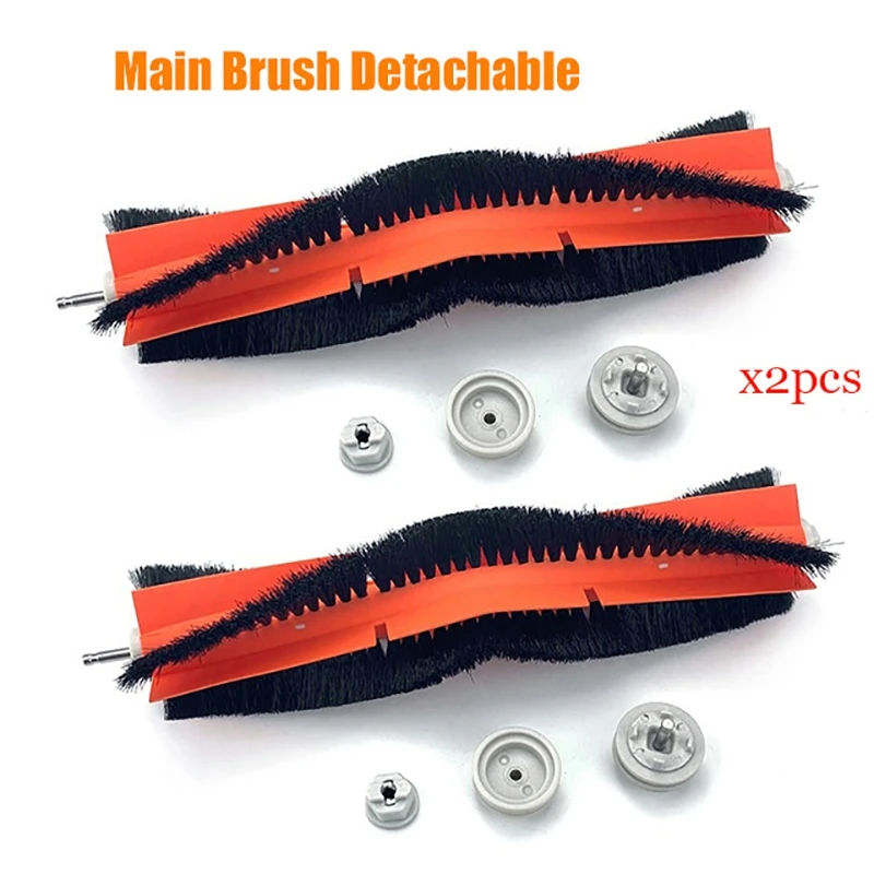 Spazzola principale rimovibile da 2 pezzi per aspirapolvere Dreame Bot L10 Pro Accessori sostituibili Spazzola per pavimenti principale