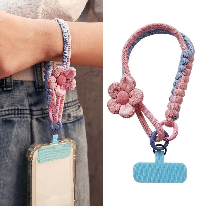 Adjustable Phone Wristband Lanyard Anti-Lost Colorful Design for Women Girls Convenient for Work Travel