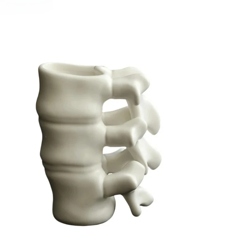 Vertebrate Model Ceramic Vase Flower Arrangement Coffee Cup Milk Mug Pen Holder Hydroponic Vase Water Cup Flower Vases Ornament