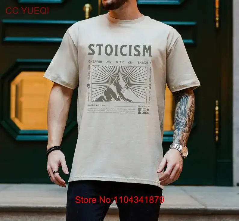 Stoicism T Shirt Amor Fati Memento Mori Marcus Aurelius Stoic Virtues Clothing Philosophy gift long or short sleeves