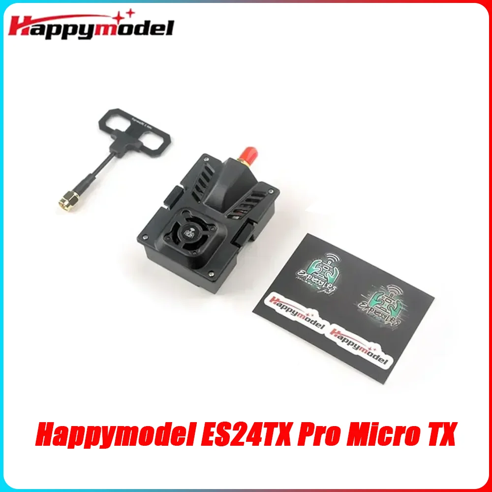 

HappyModel ES24TX Pro 1000mW 2.4G ExpressLRS ELRS Micro TX Module with Cooling Fan RGB LED Module for RC Airplane FPV Drone